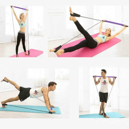 Barra Con Ligas Pilates - Fitness - Yoga