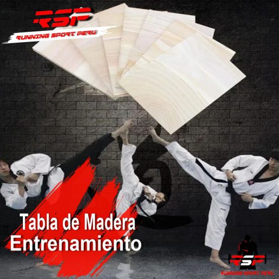 Set 6 Tablas de Madera 9mm para Partir - Taekwondo
