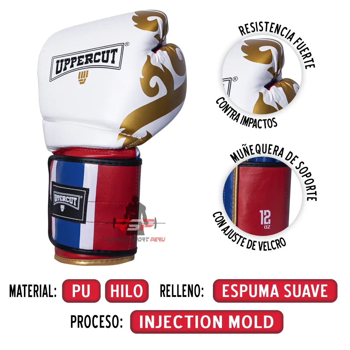 Guantes de Boxeo Modelo Voltage Uppercut - Imagen 2