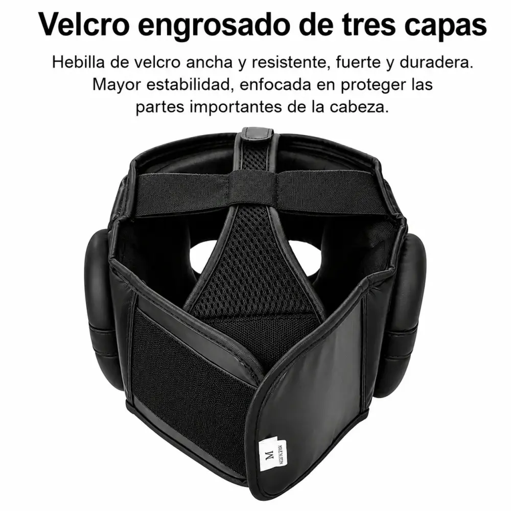 Casco de Boxeo y Artes Marciales con Protector Facial Desmontable - Imagen 5