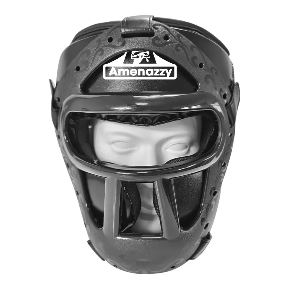 Casco de Boxeo y Artes Marciales con Protector Facial Desmontable - Imagen 3