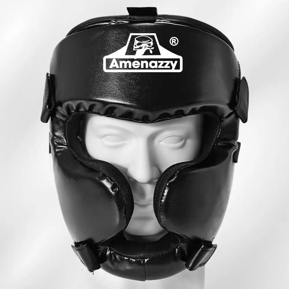 Casco de Boxeo y Artes Marciales con Protector Facial Desmontable - Imagen 4