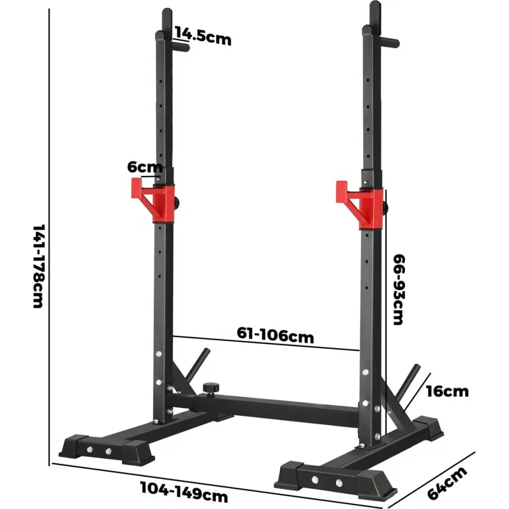 Soporte para Sentadillas Rack Squat – Capacidad 300 kg - Imagen 2