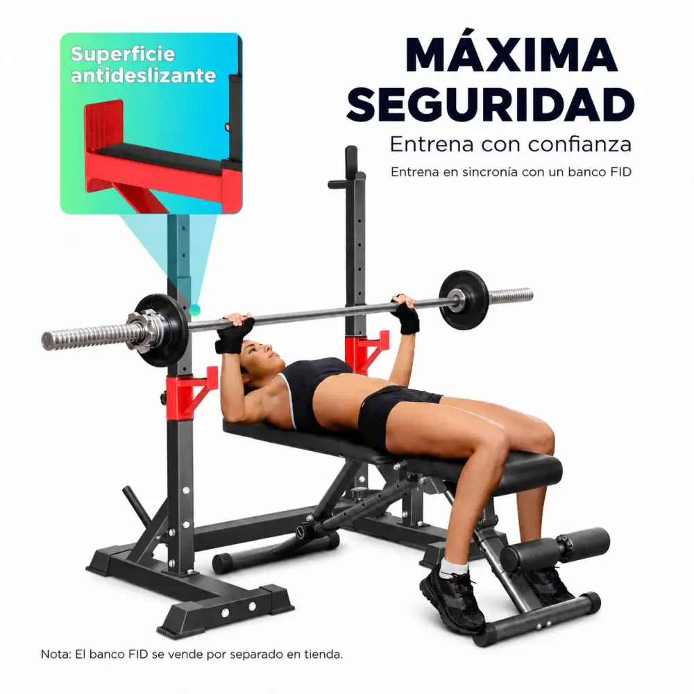 Soporte para Sentadillas Rack Squat – Capacidad 300 kg - Imagen 7