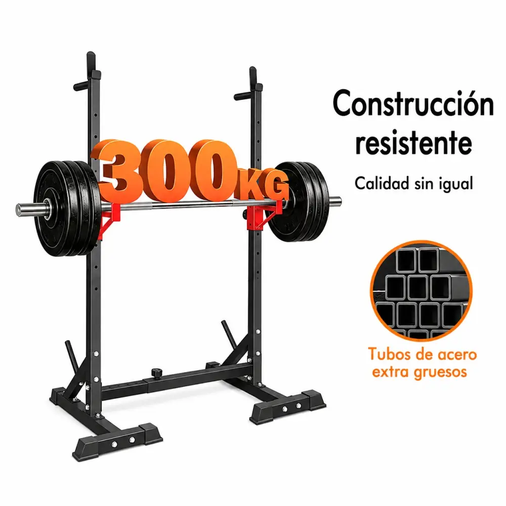 Soporte para Sentadillas Rack Squat – Capacidad 300 kg - Imagen 4
