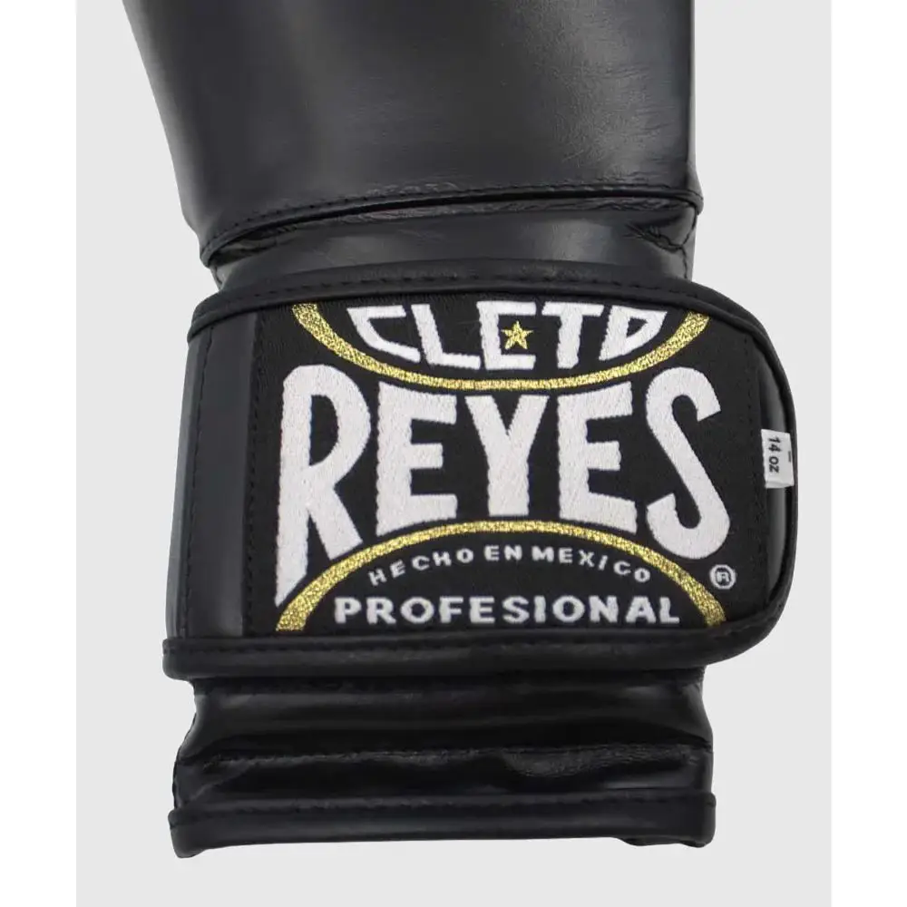 Guantes De Boxeo De Cuero De 14oz Cleto Reyes Negro - Imagen 2