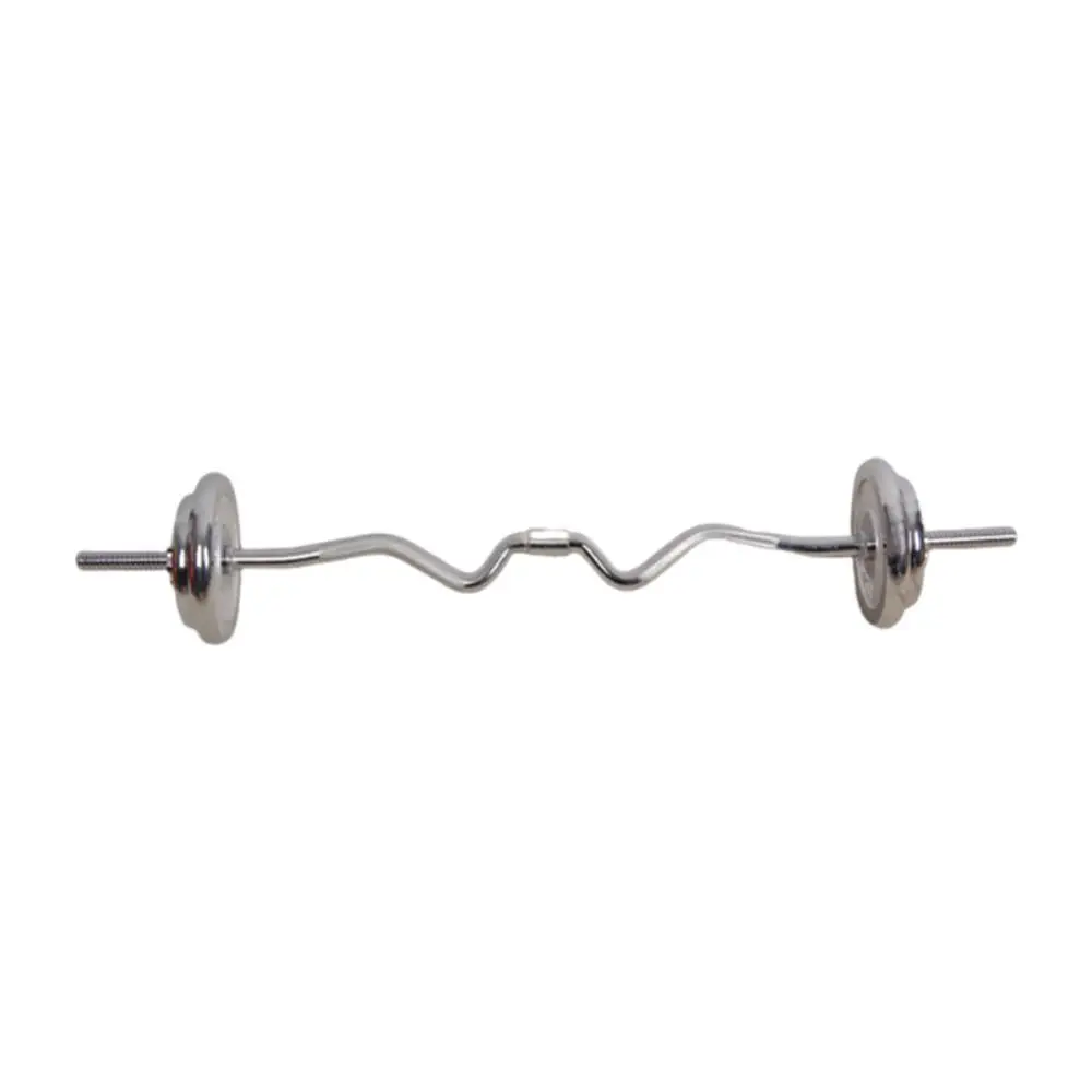 Set de Mancuernas Ajustables 55kg con Barra Recta y Z - Imagen 4