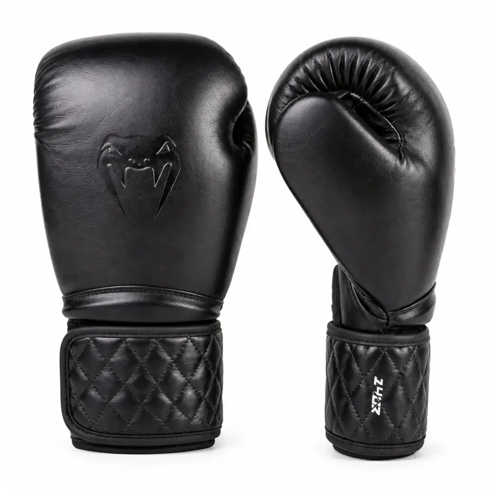 Guantes de Boxeo Venum Impact Classic – Negro 14oz - Imagen 3